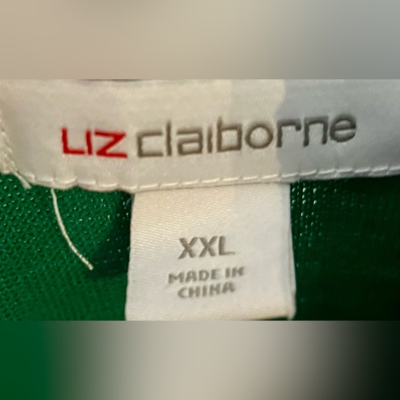 Liz Claiborne green xxl sweater with button accents-vintage at its best! - Picture 8 of 11